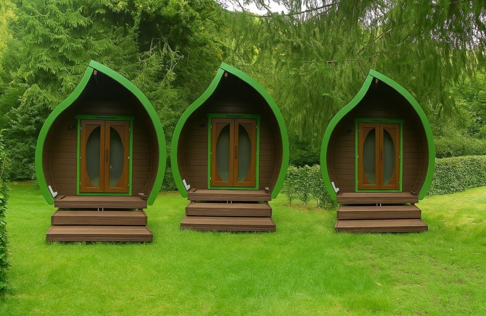 Leaf op het kampeerveld